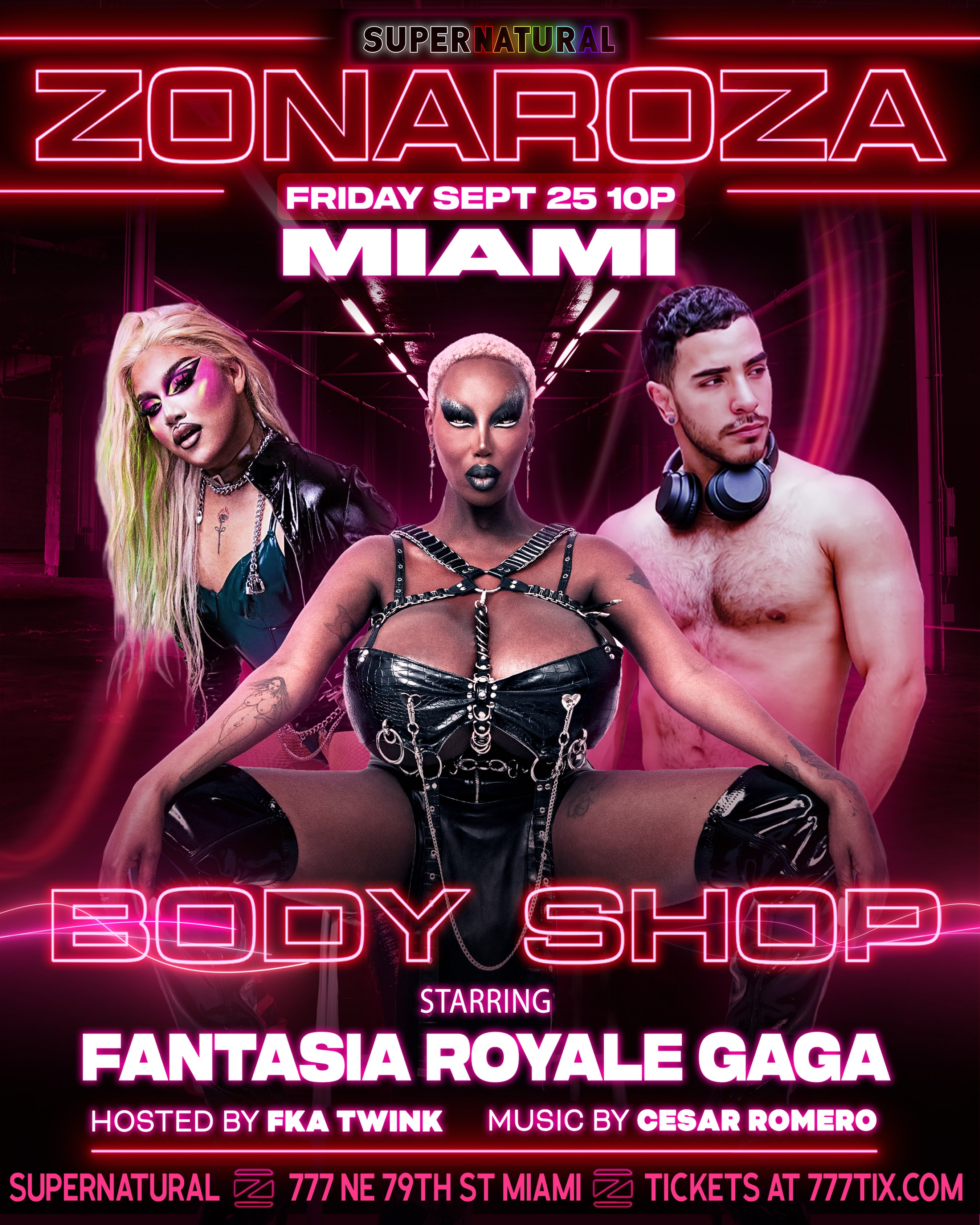 Flyer for Body Shop