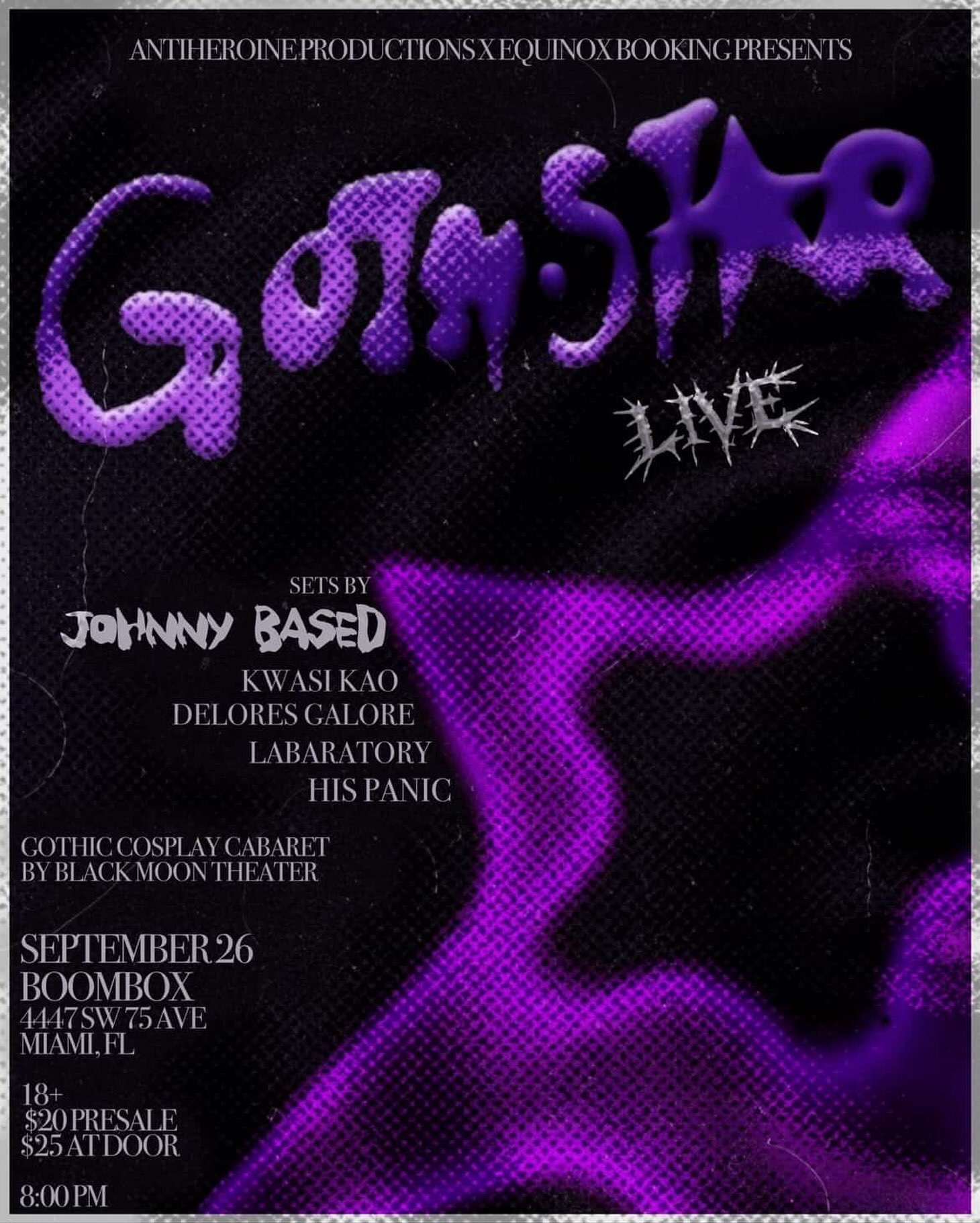 Flyer for Goth Star