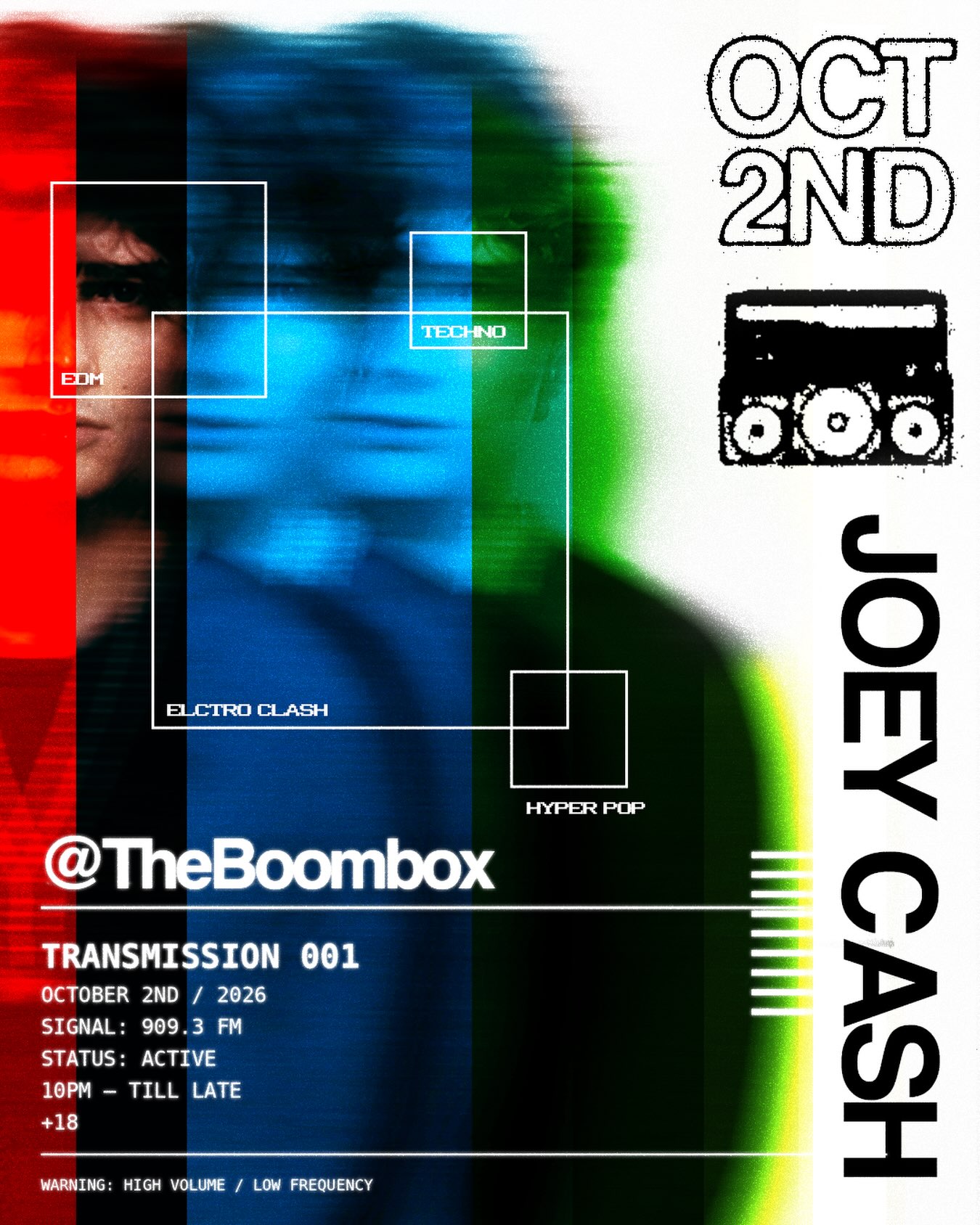 Flyer for JOEY CASH