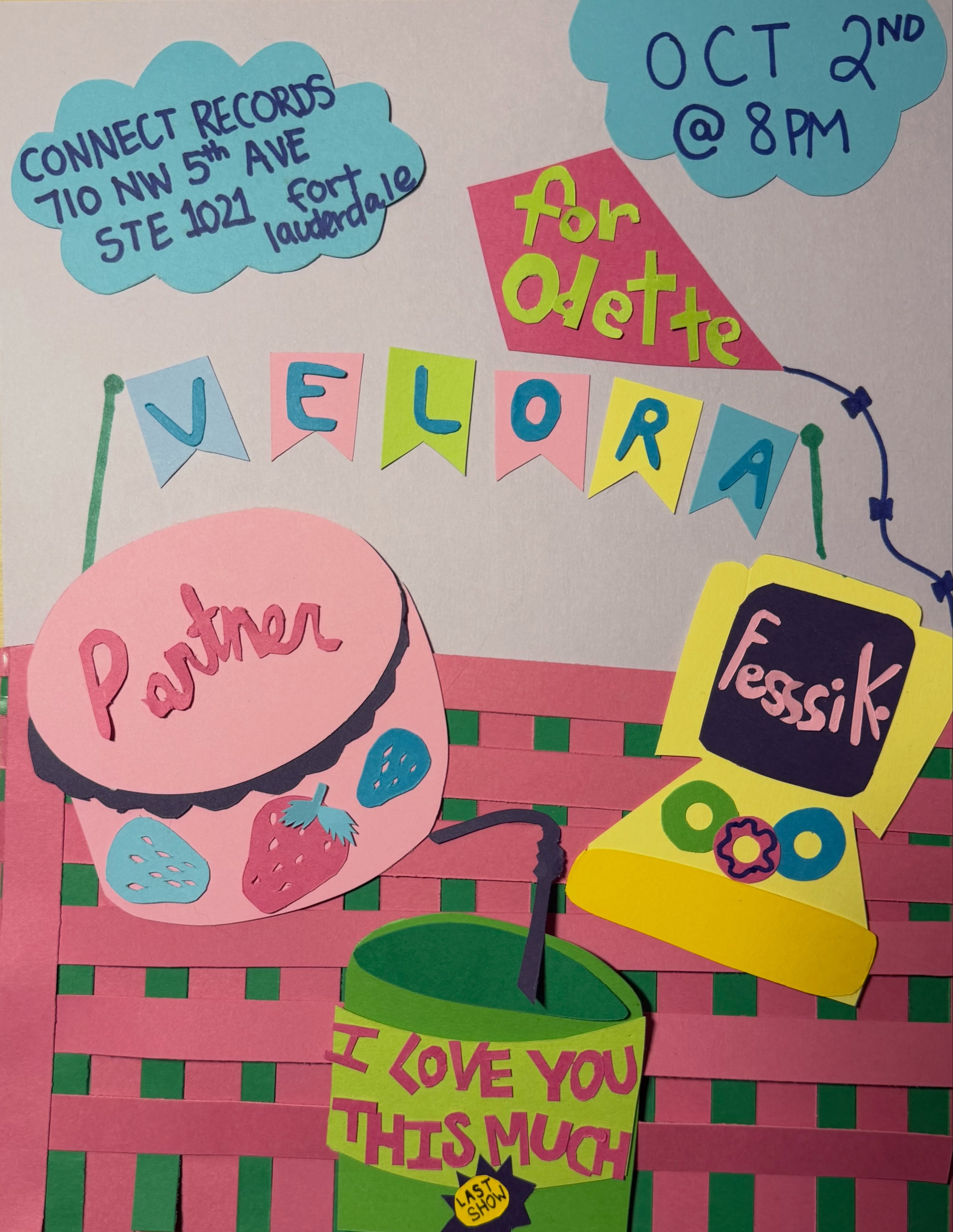 Flyer for i love you this much last show ever