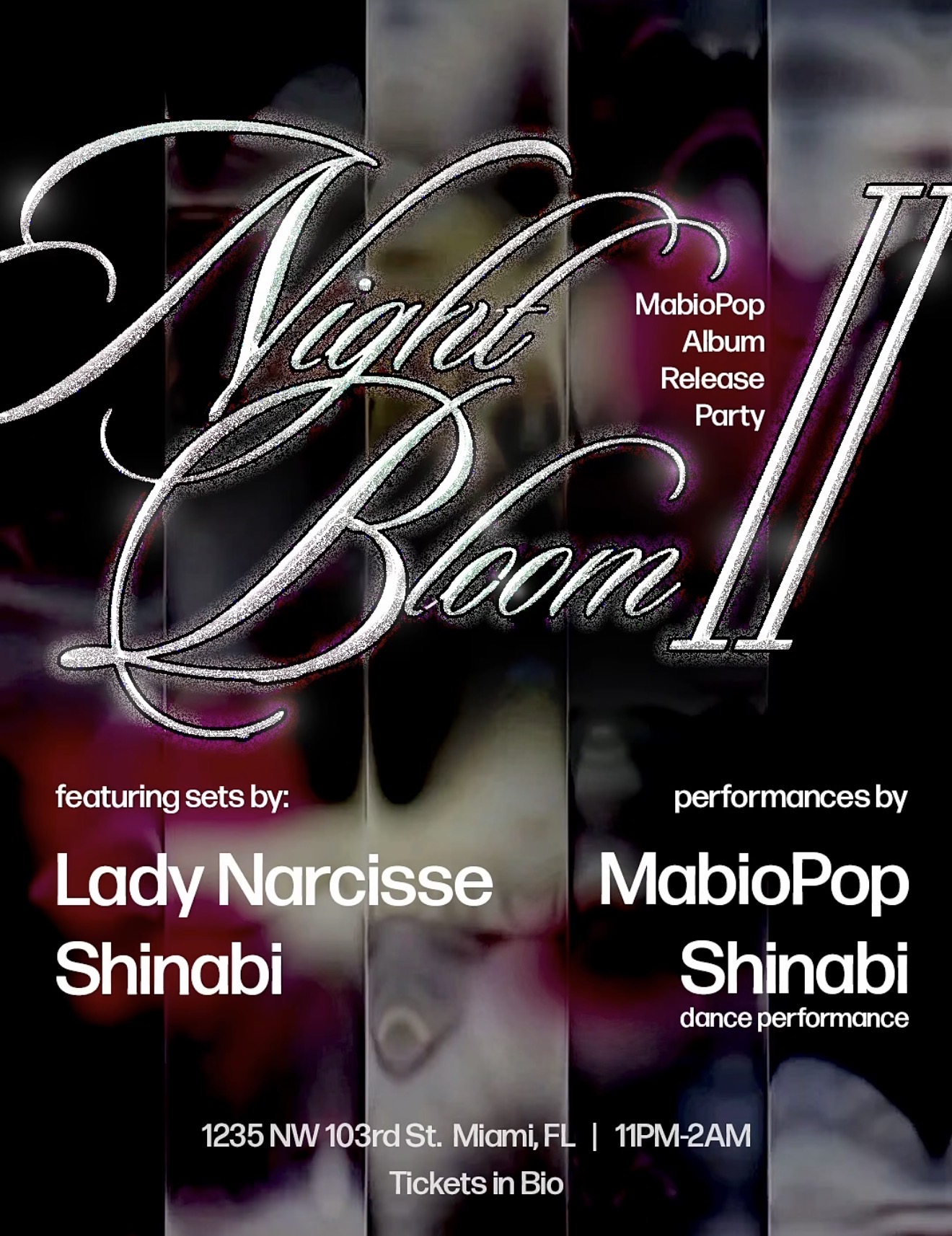 Flyer for Night Bloom II