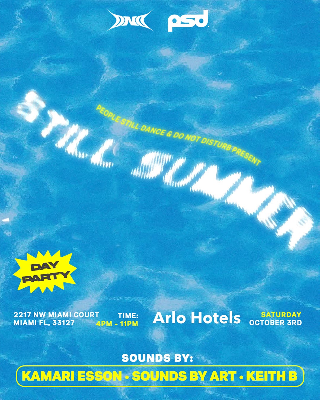 Flyer for STILL SUMMER