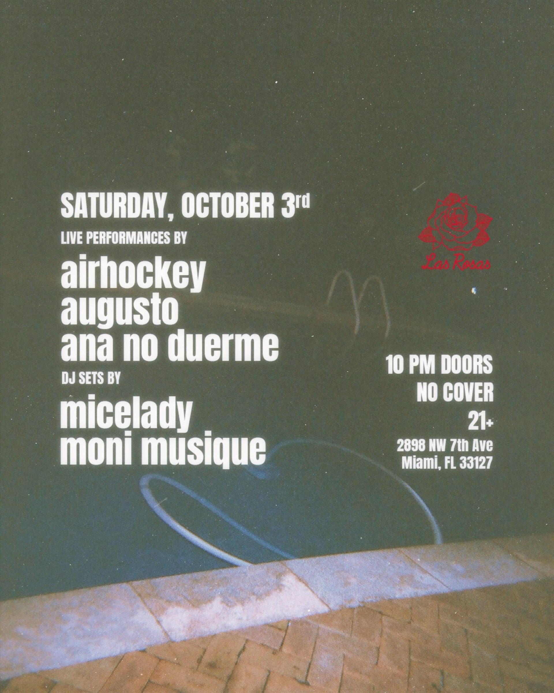 Flyer for airhockey + augusto +