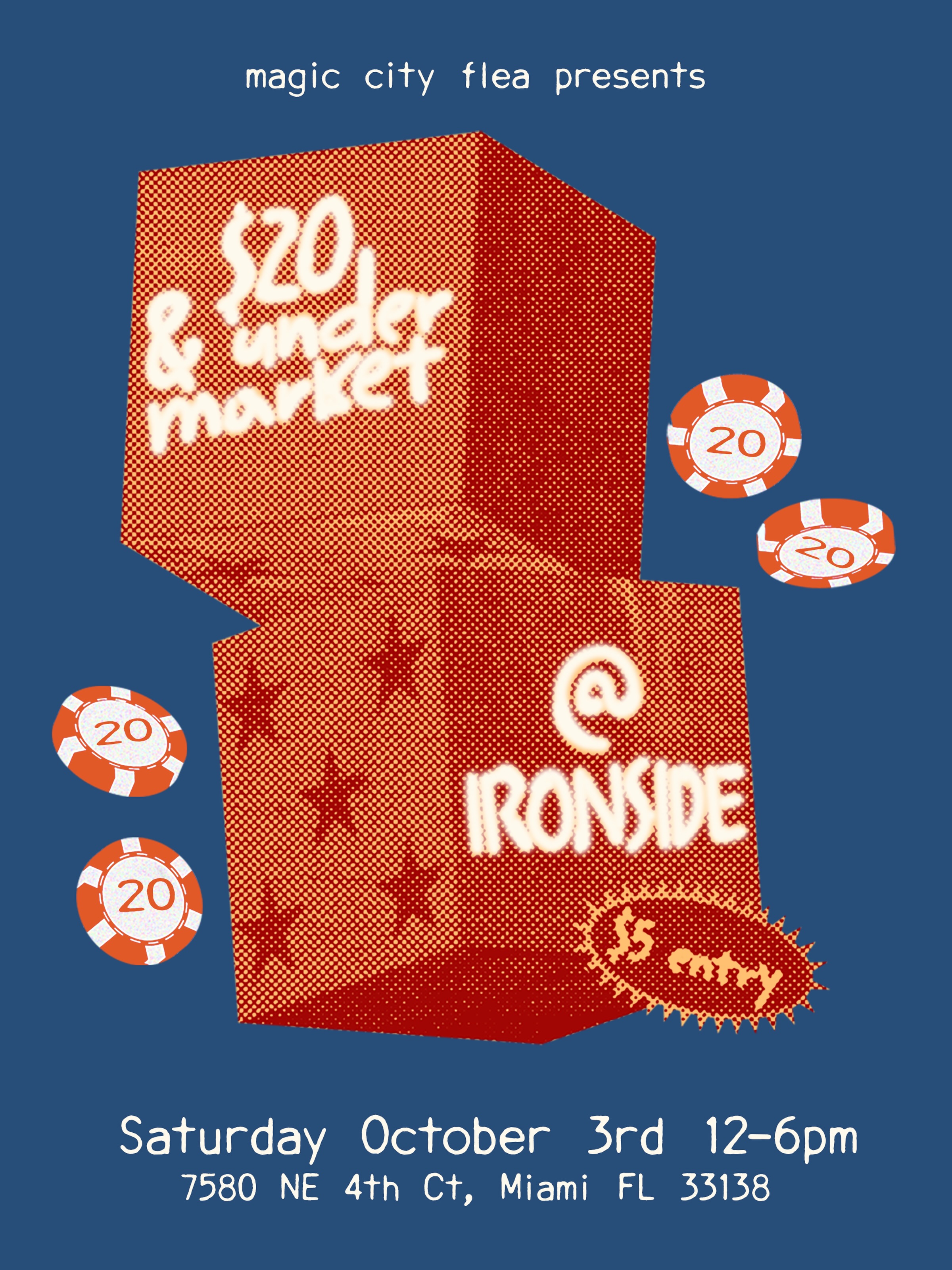 Flyer for $20 & Under Market