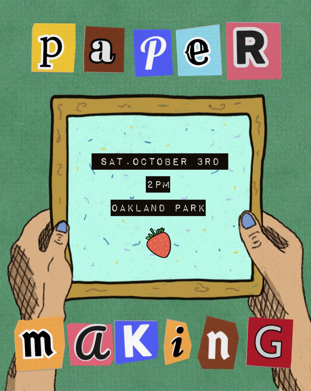 Flyer for Paper Making Workshop