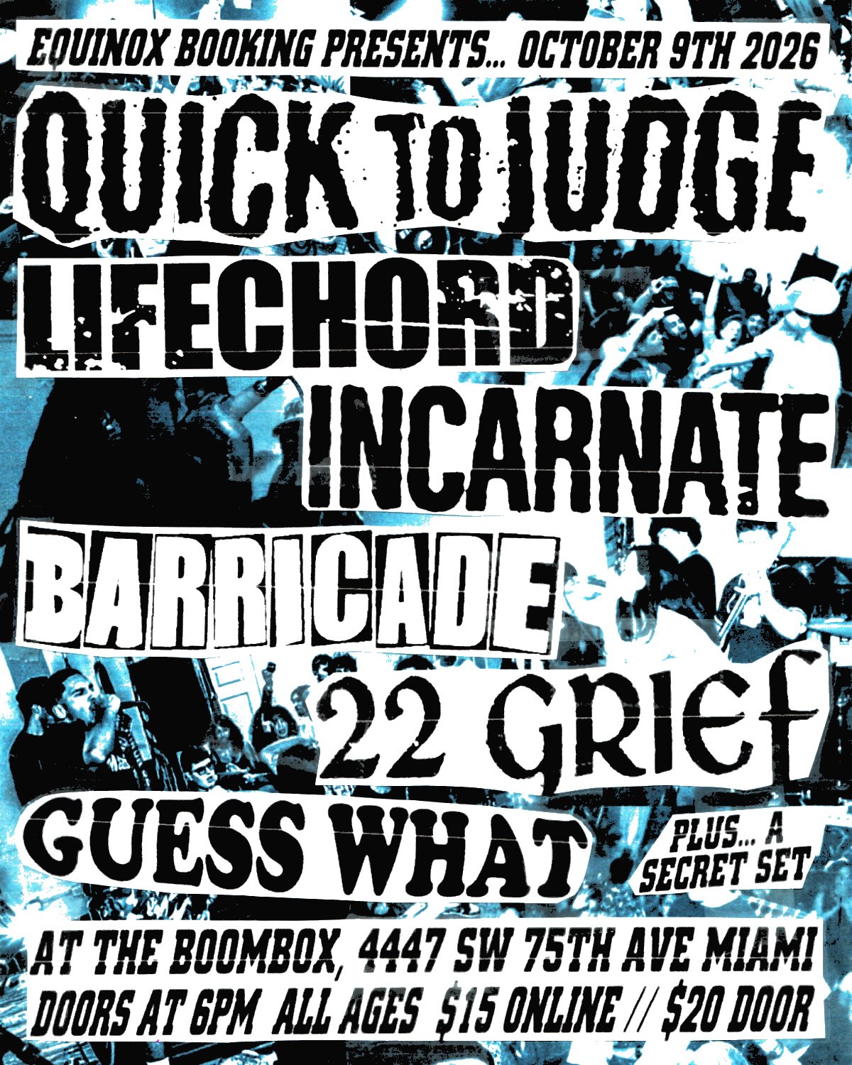 Flyer for Quick to Judge