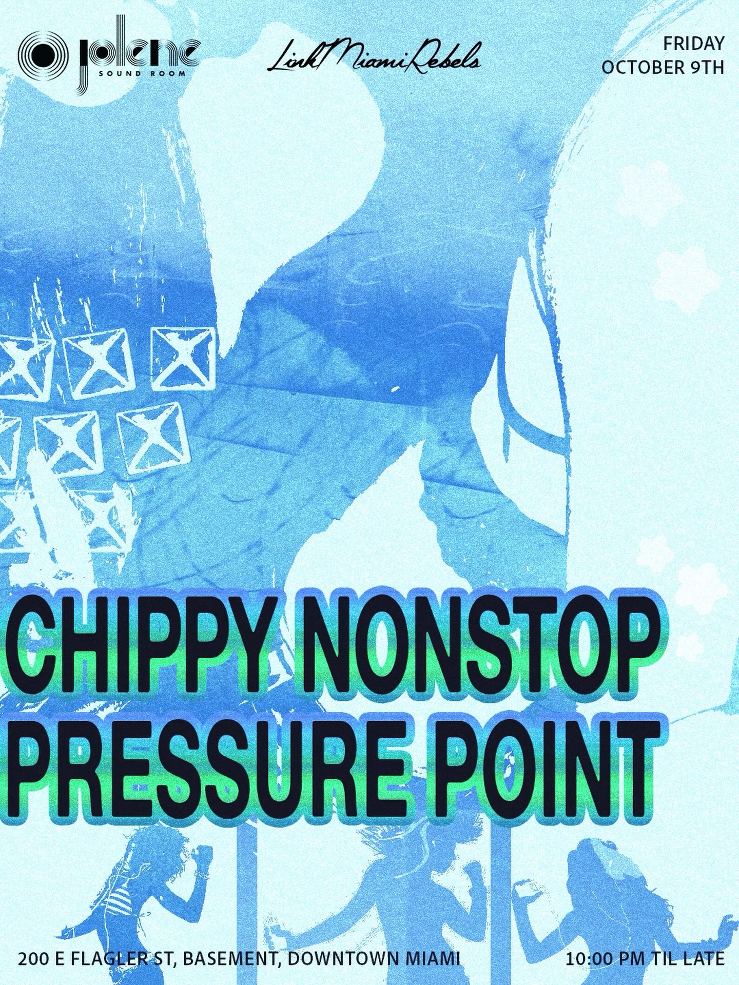 Flyer for Chippy Nonstop + Pressure Point