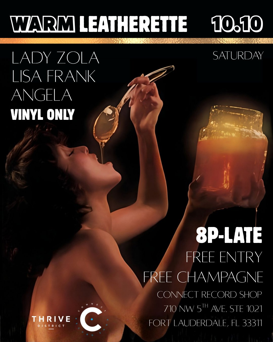 Flyer for Warm Leatherette