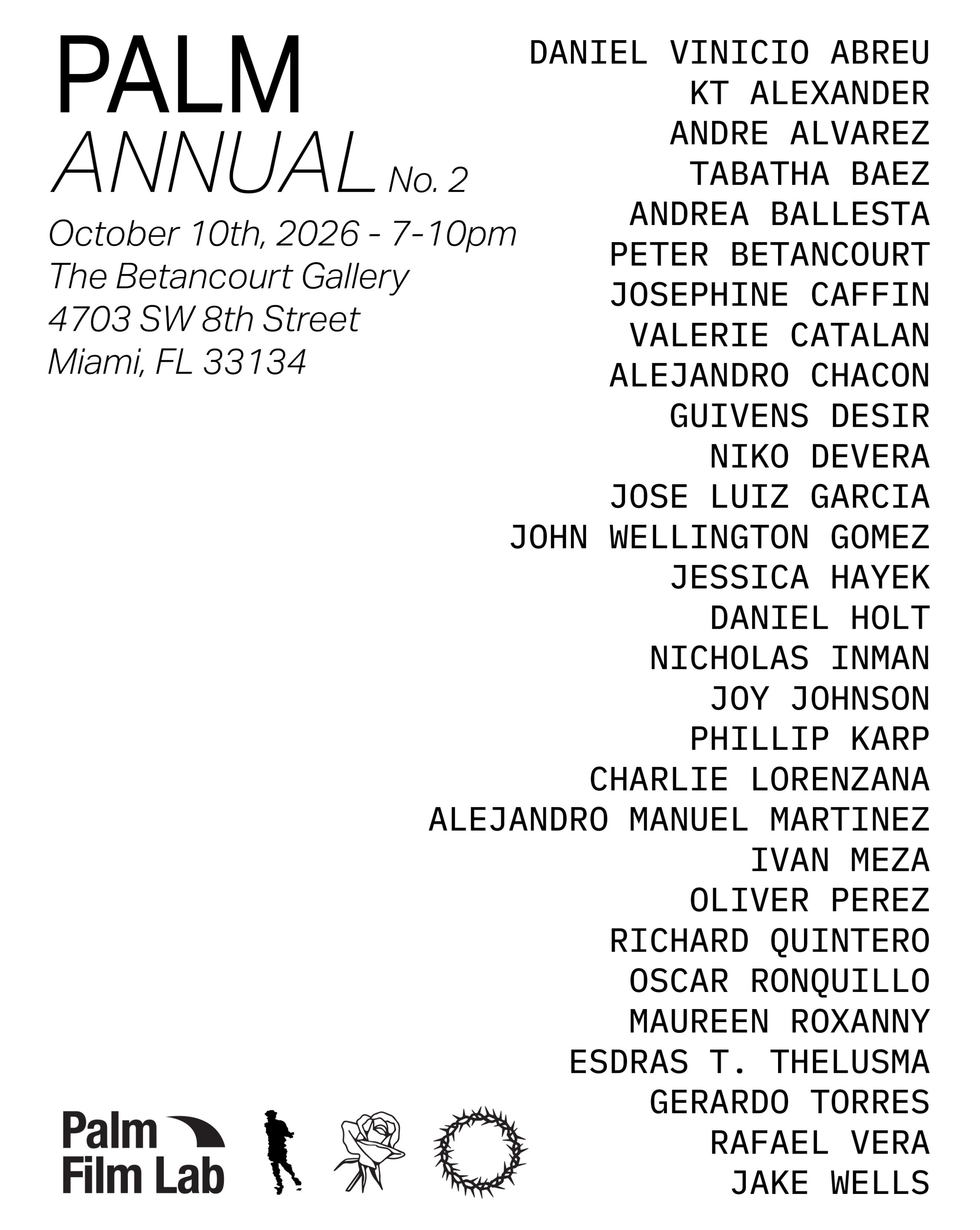 Flyer for Palm Annual No. 2