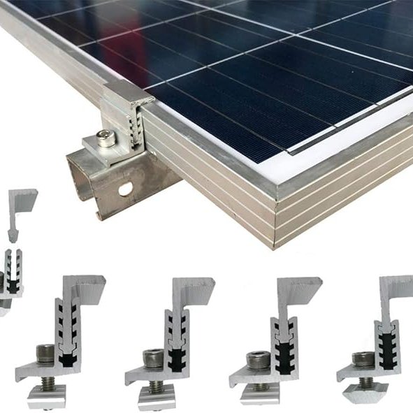 Solar Panel Assembly Mounting Z Bracket Kits