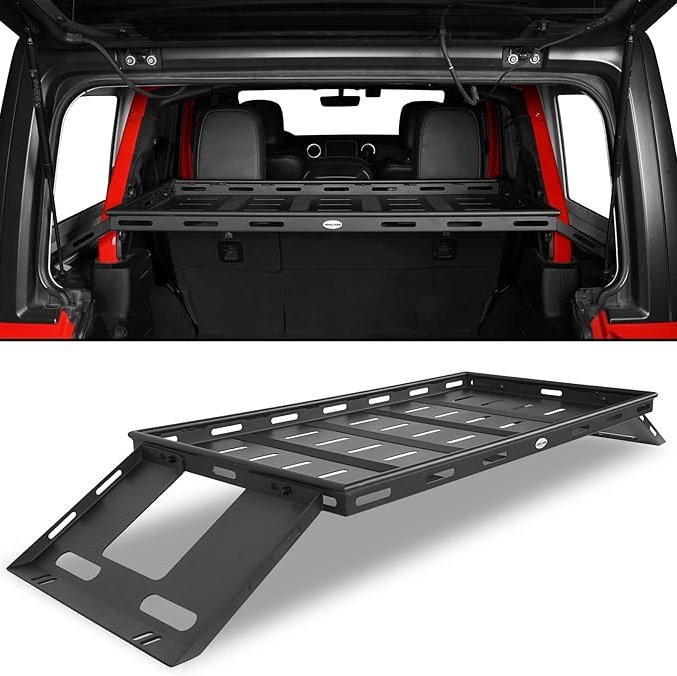 Hooke Road Rear Trunk Cargo Rack  for 2007-2024 Jeep Wrangler