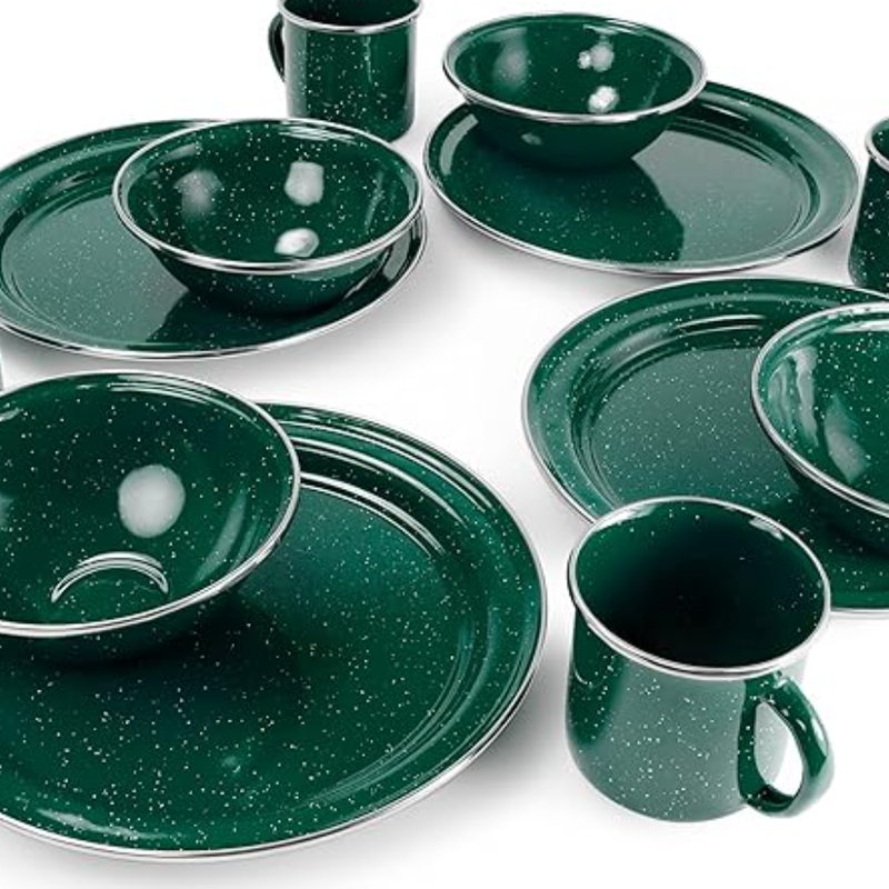Enamelware Camp Dishes