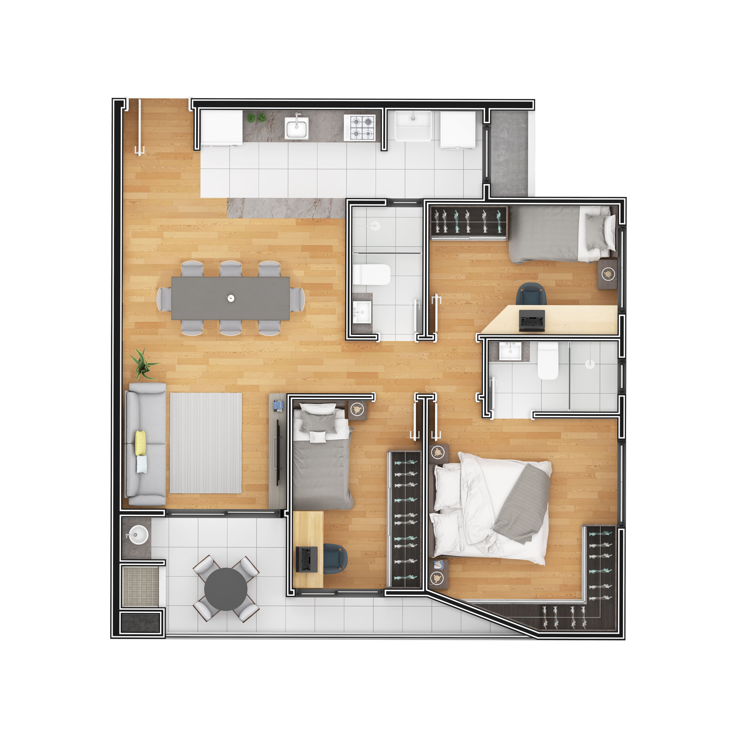 Apartamento – 3 dormitórios (1 suíte) – Sublime – Bom Retiro