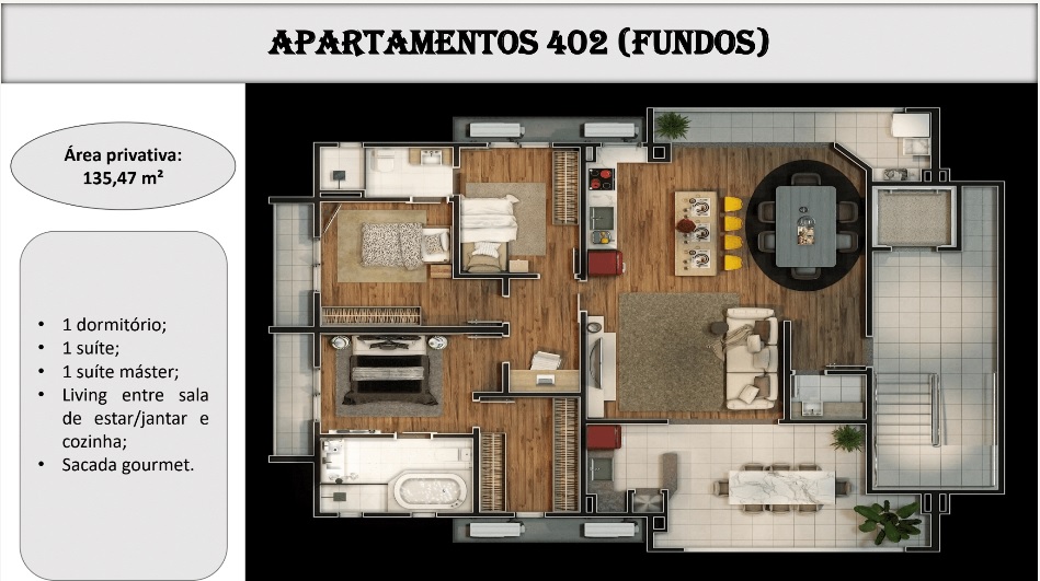 Apartamento – 3 dormitórios (1 suíte) – 1 vaga – Bom Retiro