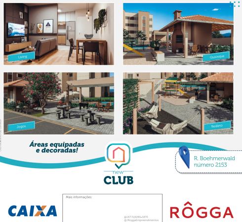 Apartamento Rôgga New Club