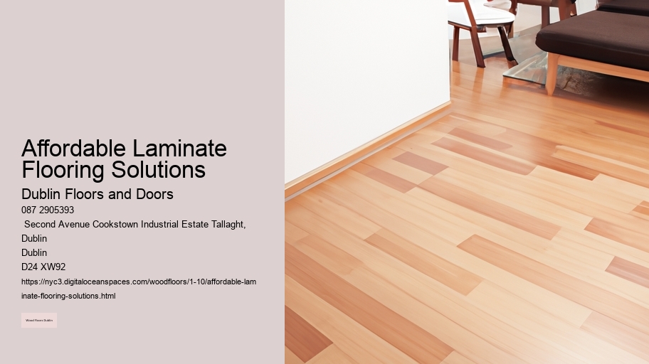 Affordable Laminate Flooring Solutions