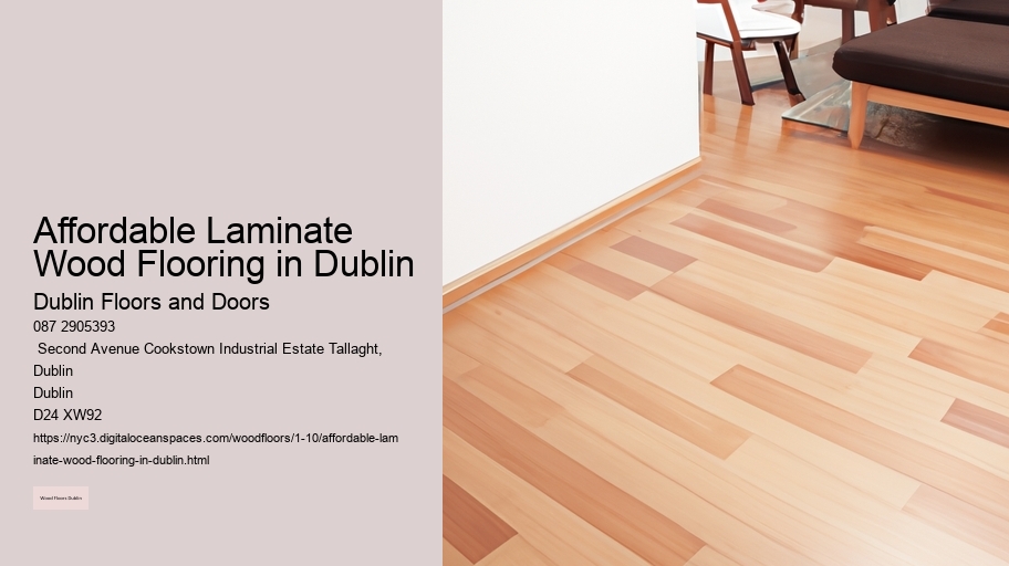 Affordable Laminate Wood Flooring in Dublin