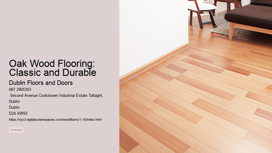 Oak Wood Flooring: Classic and Durable