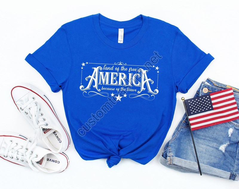 America The Land Of The Free Because Of The Brave Shirt4th Of July 2022 Teefreedom Shirtfourth Of July Shirtpatrioticindependence Day