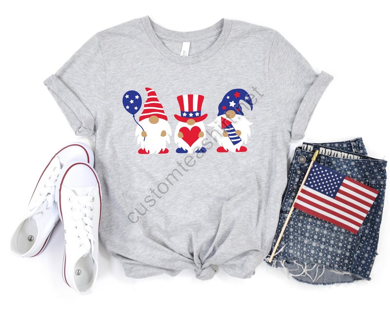 4th Of July Gnomes Shirtfreedom Shirt Fourth Of July Shirt Patriotic Shirt Independence Day Shirts Patriotic Family Shirtsmemorial Day