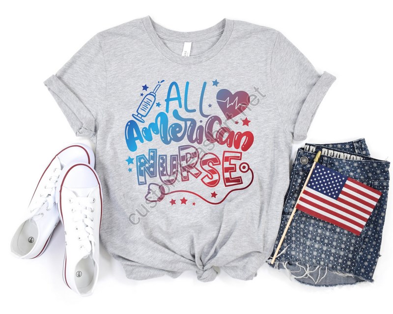 4th Of July Nurse Shirtfreedom Shirtfourth Of July Shirtpatriotic Teeindependence Day Shirtspatriotic Family Shirtsall American Nurse