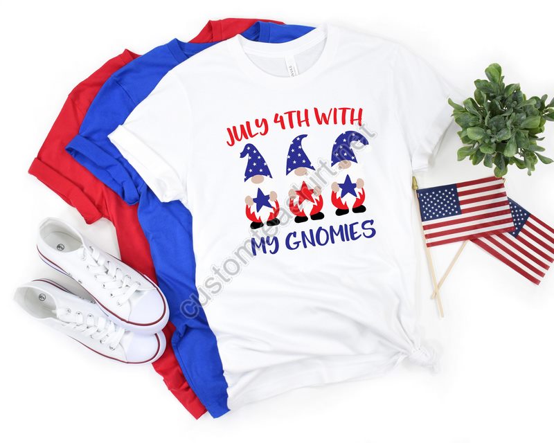 4th Of July Gnomes Shirtfreedom Shirt Fourth Of July Shirt Patriotic Shirt Independence Day Shirts Patriotic Family Shirtsmemorial Day