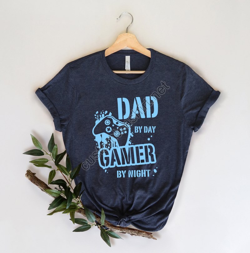 Dad By Day Gamer By Night Shirtgift For Grandpa Shirtnew Dad Shirtdad Shirtdaddy Shirtfather's Day Shirtbest Dad Shirtgift For Dad