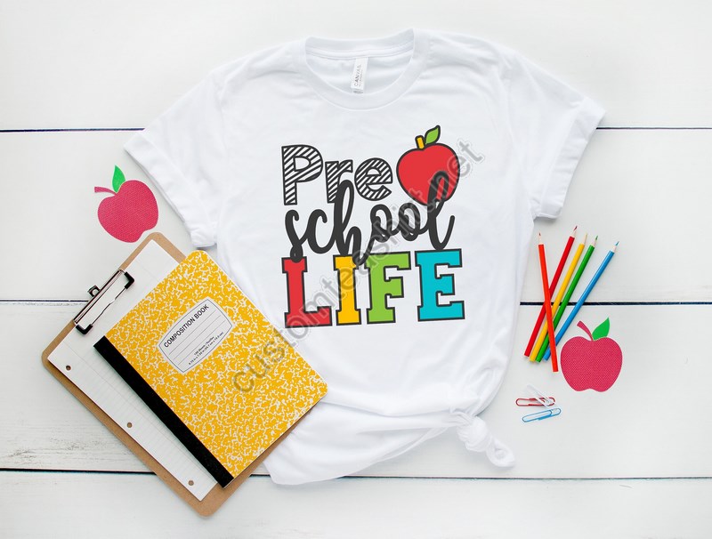 Preschool Life Shirts Teach Love Inspire Shirt Back To School Shirtfirst Grade Teacher Shirtsteacher Appreciation Shirtkids First Day