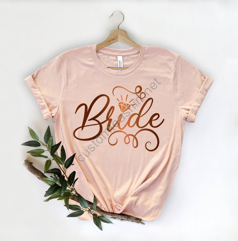 Bride Shirt Bride To Be Engagement Shirt Honeymoon Shirt Bridal Gift Wedding Tee Bridal Shower Gift Bride Tshirt Future Mrs