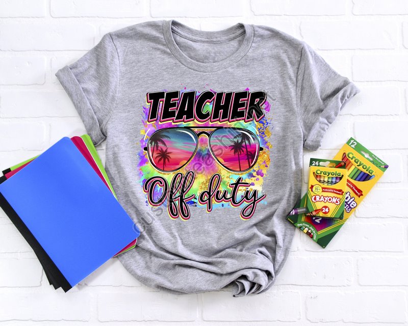 Teacher Off Duty Shirtteach Love Inspire Shirt Back To School Shirt First Grade Teacher Shirts Teacher Appreciation Shirtteacher Gift