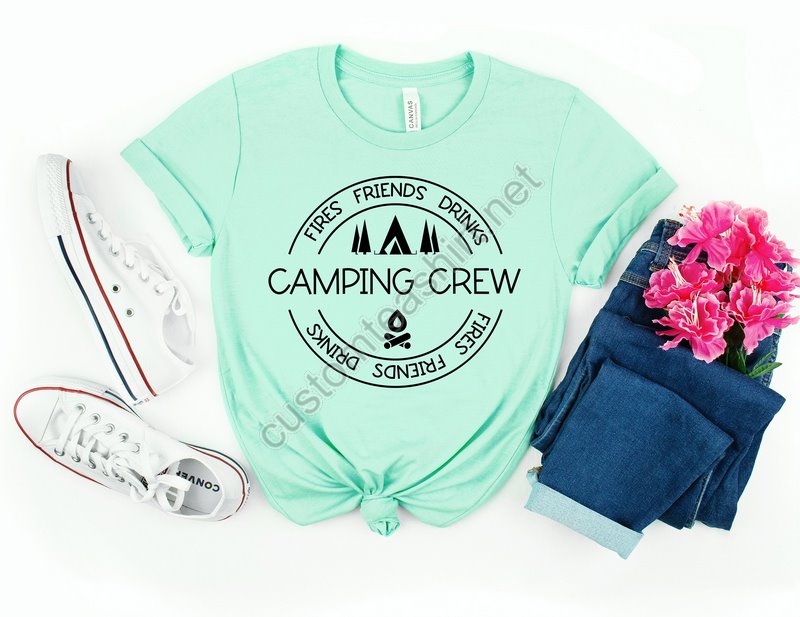 Camping Squad Shirtcamping Shirtfunny Camping Shirtcamping Giftcamper Shirtcamp Squad T Shirtmatching Friends Camping Shirtroad Trip