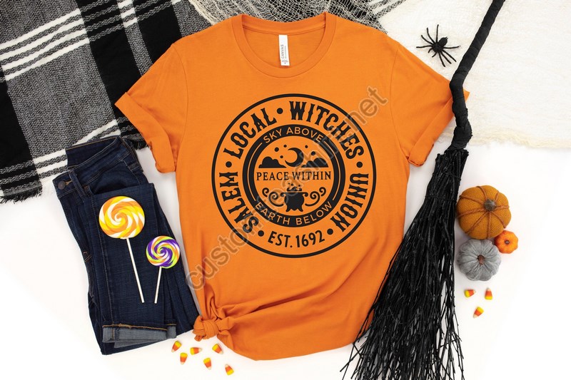 Salem Local Witches Union Shirtshalloween Partyhalloween T-shirthocus Pocus Shirthalloween Funny Teehalloween Matching Shirt