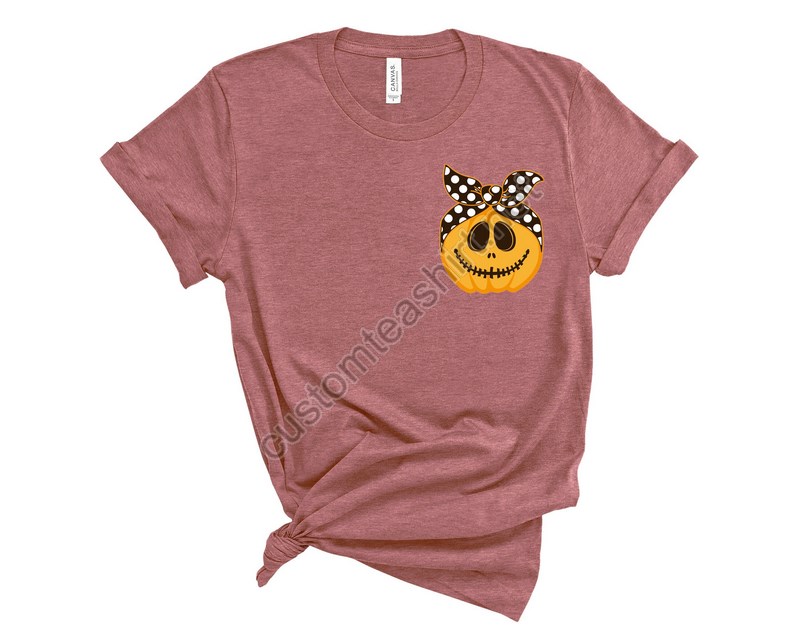 Halloween Pocket Size Shirthalloween Party Halloween T-shirt Halloween T Shirt Pumpkin Shirt Orange Shirt Matching Halloween