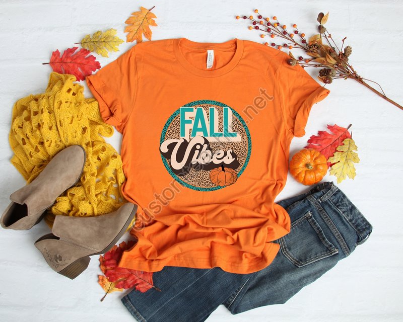 Fall Vibes Leopard Retro Shirtthanksgiving Shirtthanksgiving Family Shirtsthanksgiving Shirtsthankful Grateful Blessed Shirtfall Shirt