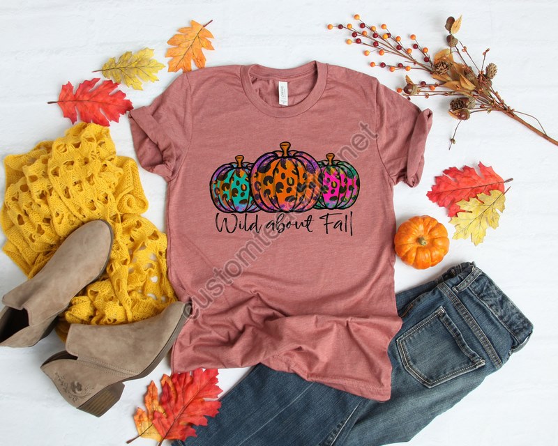 Wild About Fall Happy Fall Y'all Thankful Grateful Blessed Shirt Thanksgiving Shirt Buffalo Plaid Thanksgiving Shirtthanksgiving Family