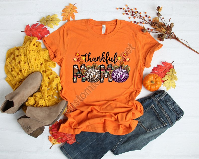 Thankful Mama Shirt Fall Mama Shirtthanksgiving Shirt Thankful Shirtfall Shirtthanksgiving Family Matching Shirtthanksgiving Mom Gift