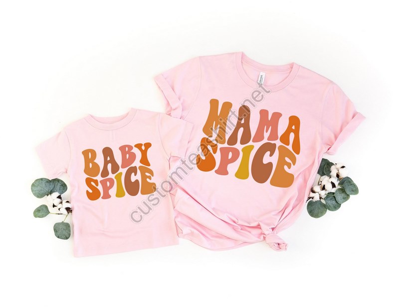 Mama Spice Shirt Baby Spice Shirtmom Shirtbaby Shirtthanksgiving Couple Shirtthanksgiving Mommy And Me Shirtmom And Baby Shirt