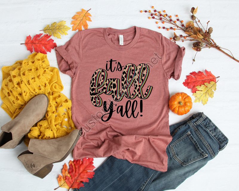 Its Fall Yall Shirt Fall Shirts Fall Tshirt Cute Fall Graphic Tees Autumn Shirt Thanksgiving Shirt Pumpkin Shirt Pumpkin Fall Shirt