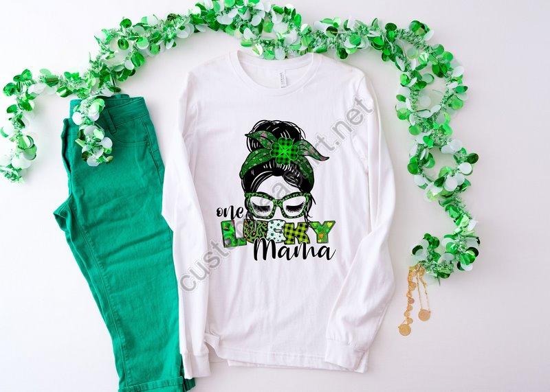 One Lucky Mama Shirt Women's St Patty's Shirt St Patrick's Day Shirt St Patty's Mom Shirt Mother's Day Gift Gift For Mom Gift For Wife