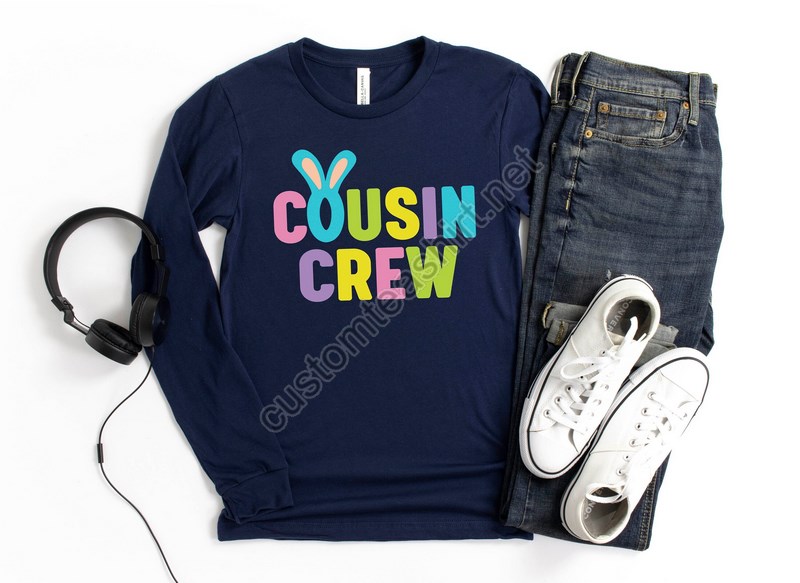 Cousin Crew Shirt Bunny Cousin Shirtmatching Easter Shirt Matching Cousin Shirts Family Cousin Gifts Cousin Matching Shirteaster Bunny