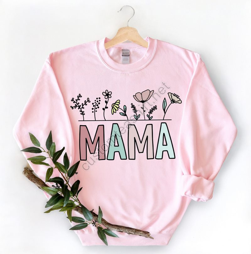 Plant Mama Shirtmorther Raising Wildflowers Shirtfloral Mama Shirtmothers Day Giftwildflower Mom Teeflower Mama Shirtwoman Graphic Tee