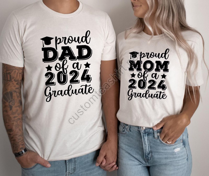 Proud Dad Of A 2024 Graduate Shirtgraduate Dad Shirtproud Dad Of A 2024 Graduation Giftgraduation Shirtsenior Graduation 2024 Shirt