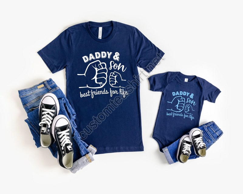 Daddy And Son Shirtdad And Son Matching Shirtnew Dad Shirtdad Shirtdaddy Shirtfather's Day Shirtgift For Dad