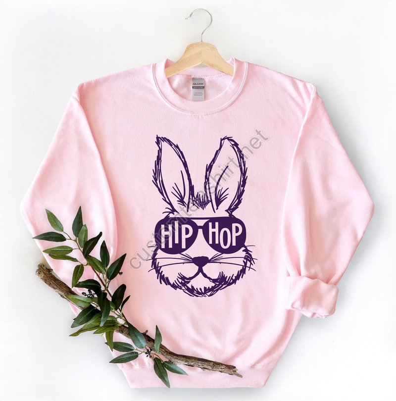 Hip Hop Easter Easter Bunny Shirt Easter Easter Bunny Shirtkids Easter Shirt Cute Easter Shirteaster Day Shirt Easter Bunny Shirt