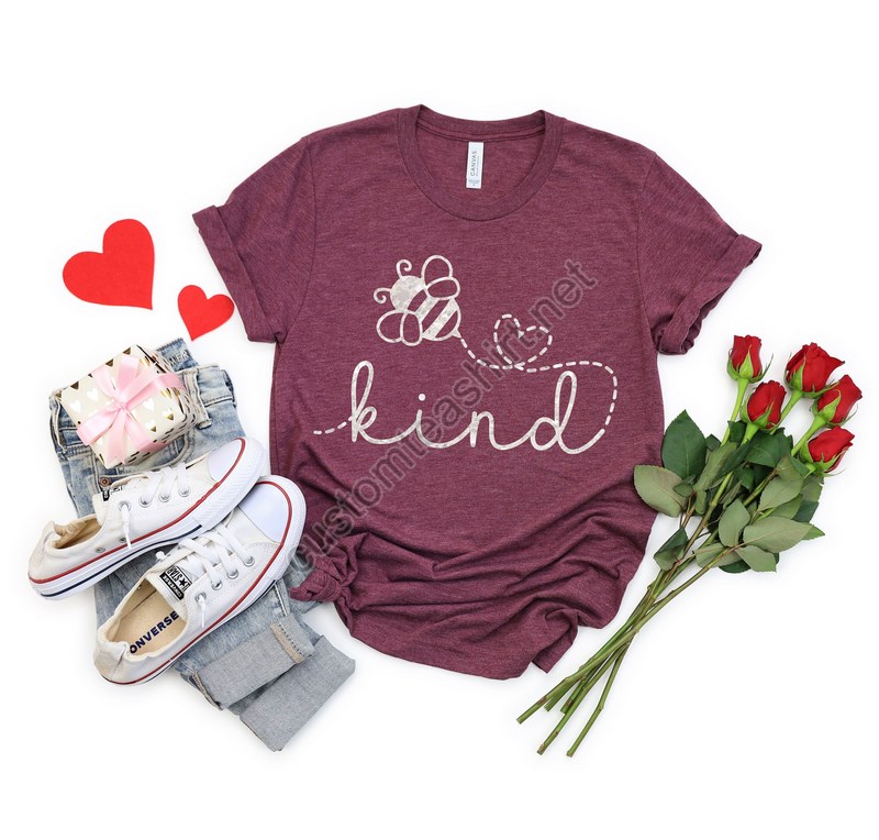 Be Kind Shirt Bee Kind Be Kind Shirt Mom Life Mom Tee Graphic Tee Happiness Matters Be Nice Honey Bee Kindness Matters Positive T