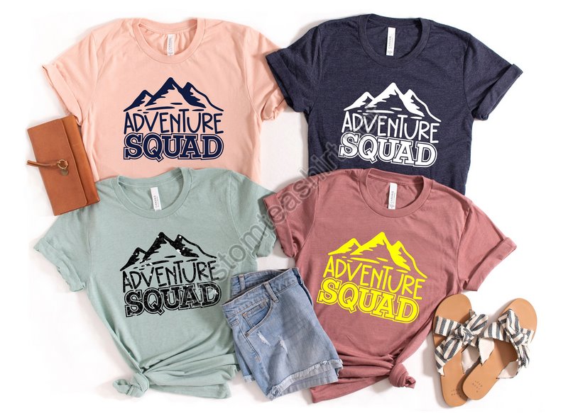 Adventure Squad Shirtmountain Shirtoutdoor Shirtexplore Mountains Shirthiking Shirthike Shirtadventure Shirtadventure Buddies Shirt