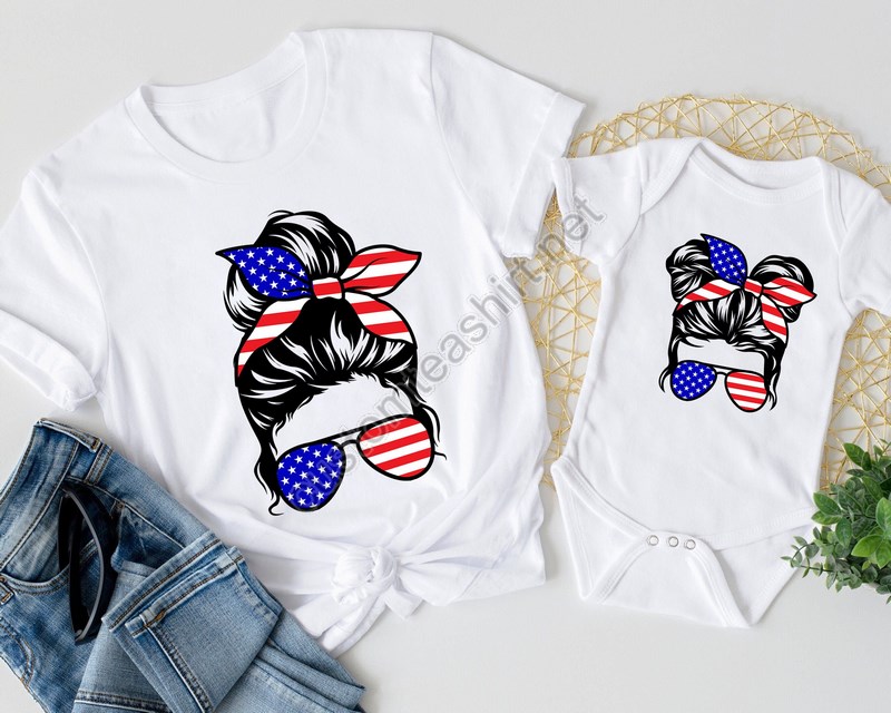 4th Of Julyall American Mama Mini Shirtfreedom Shirtfourth Of July Shirtpatriotic Shirtindependence Day Shirtspatriotic Family Shirts