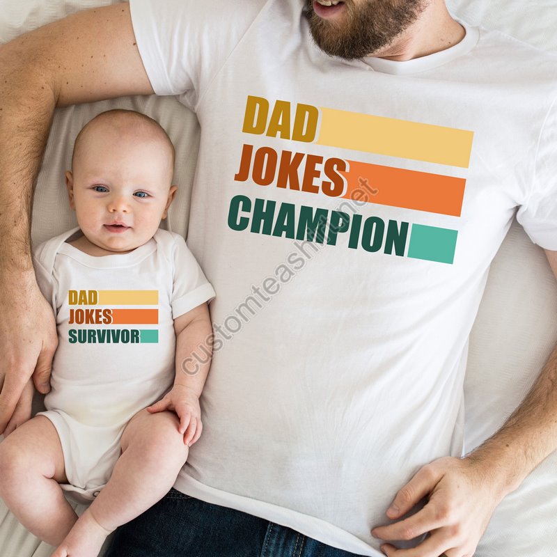 Dad Jokes Shirtdad And Son Matching Shirtnew Dad Shirtdad Shirtdaddy Shirtfather's Day Shirtgift For Daddaddy And Me Matching Shirts