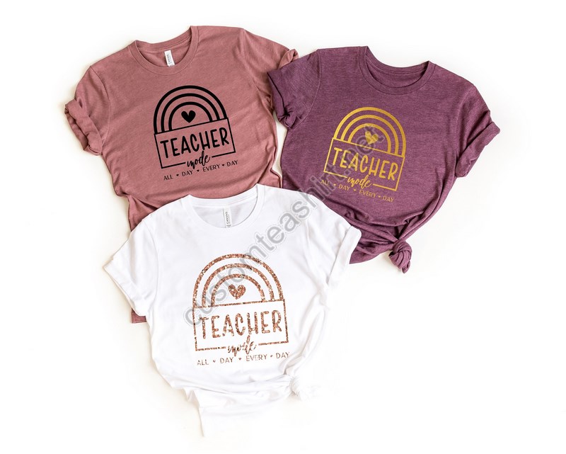 Teacher Mode Shirt Gift For Teacher Teacher Shirts Teaching Shirt Teacher Gift Funny Teacher Shirt Teacher Life All Day Every Day