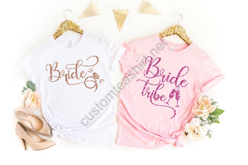 Bride Shirt Bride To Be Engagement Shirt Honeymoon Shirt Bridal Gift Wedding Tee Bridal Shower Gift Bride Tshirtbride Tribe Shirt